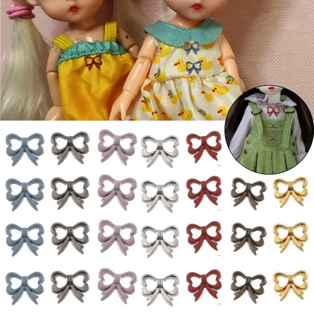 Decoración hágalo usted mismo Muñeca Ropa Ropa Hebilla de coser Mini Botones Hebillas de metal