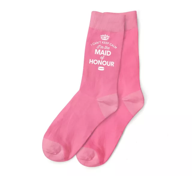 Calze damigella d'onore matrimonio regalo festa gallina piedi freddi lei
