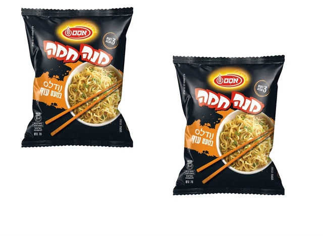 3 x tagliatelle aromatizzate al pollo Mana Chama Kosher Osem 70 g