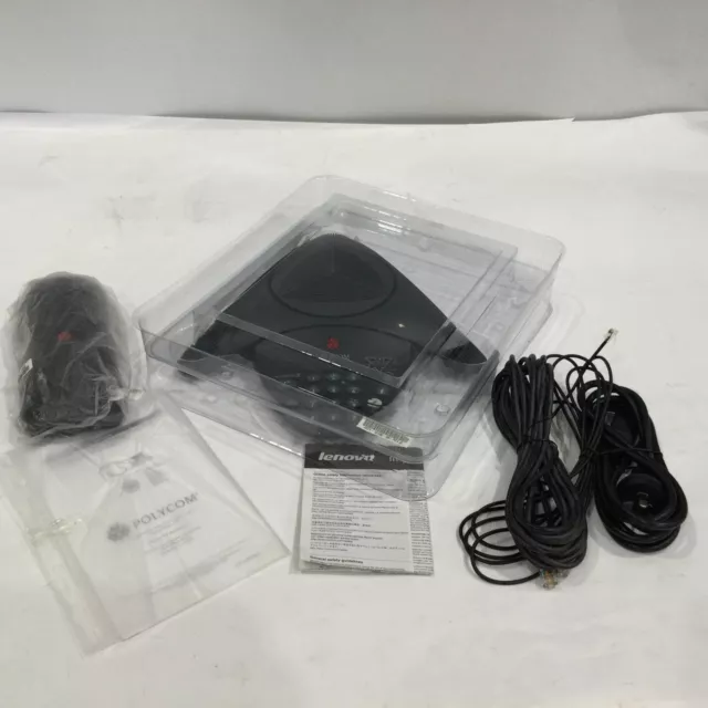 Genuine Polycom 2200-15100-012 SoundStation 2 Conference Phone Black Au Seller 2