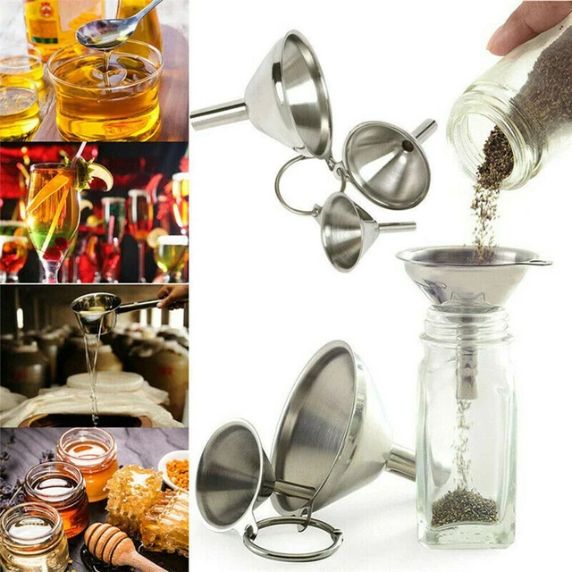 Set imbuti in acciaio inox di alta qualità ideale per acqua olio e piccoli defo