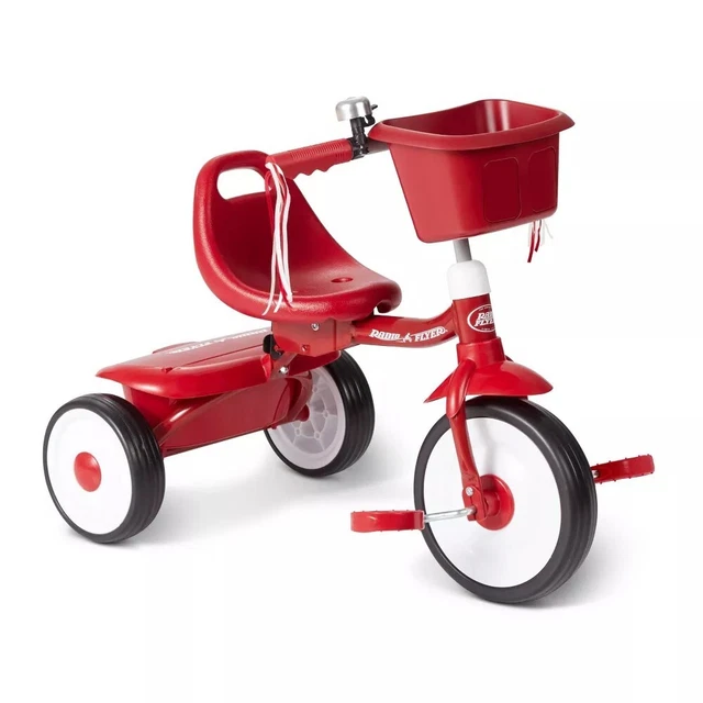 RADIO FLYER READY to Ride Folding Beginner Toddler Tricycle Trike Bike