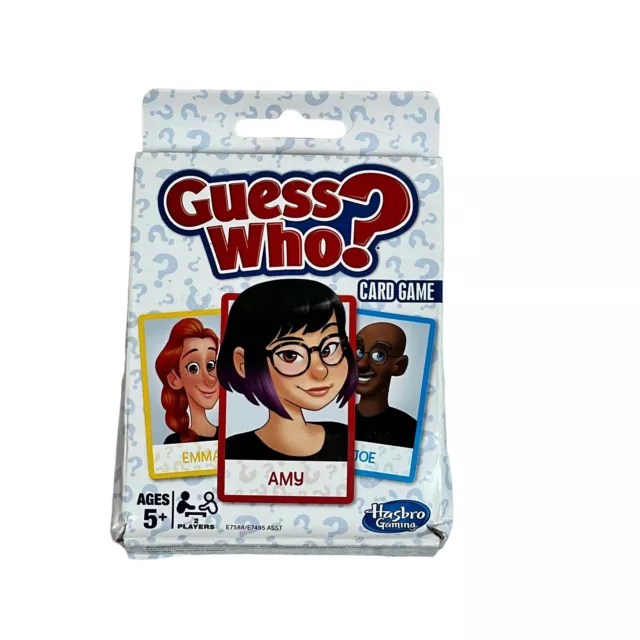 Hasbro Classic Gaming Guess Who? Card Game Ages 5+ For 2 Players NEW