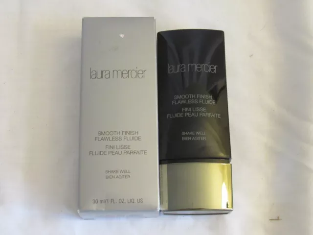 Laura Mercier Smooth Finish Flawless Fluide Foundation Maple 1 oz NIB