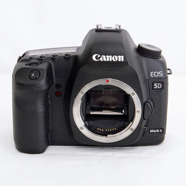 [Near Mint] Canon EOS 5D Mark II 21.1MP Digital Camera Black Low Shutter