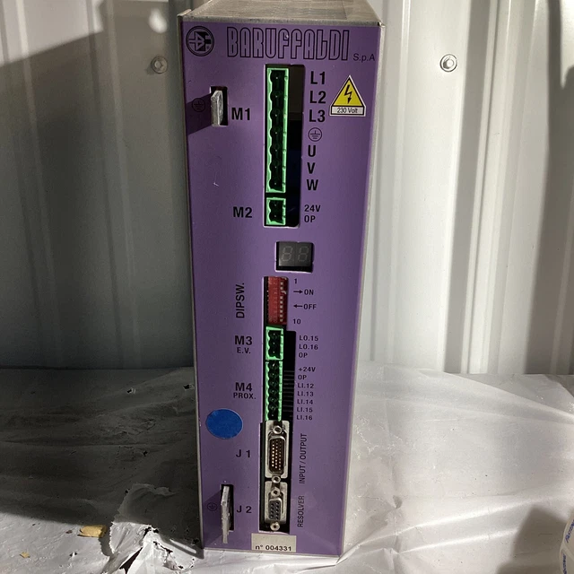 BARUFFALDI DMS-08BF Servo Amplifier for Live Tooling Turret