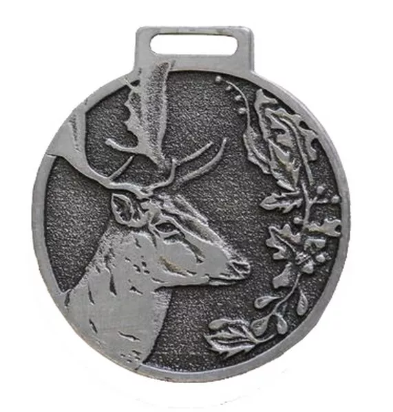 Gamo Presa Ciervo Decoración Medalla Plateado Premio