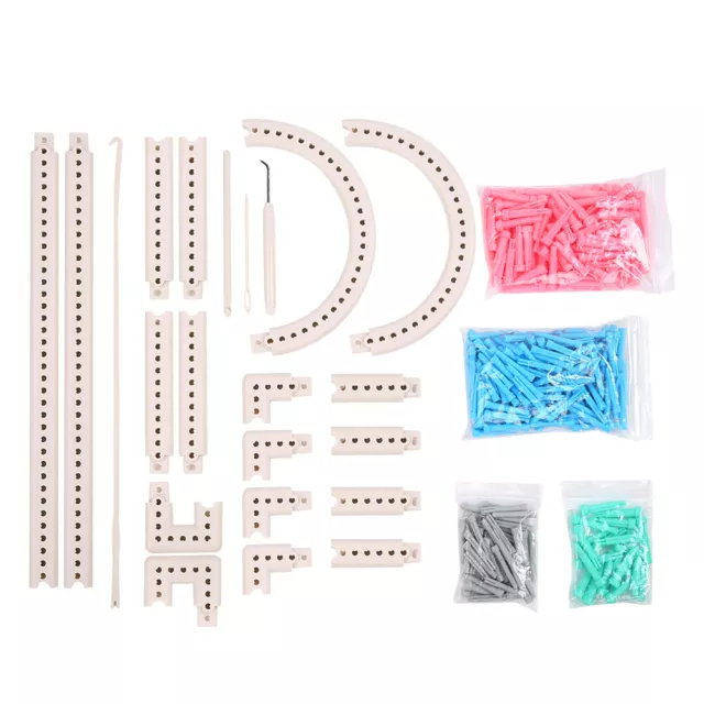 Knit Weaving Loom Kit For Hat Scarf Manual ABS Plastic Knitting DIY Tool HH0