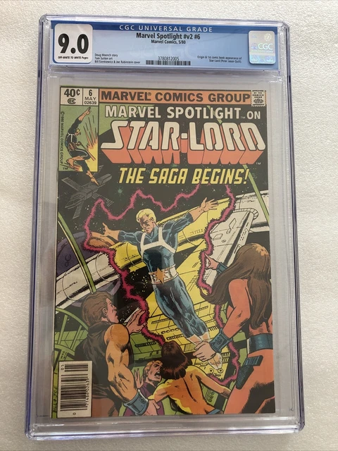 Marvel Spotlight #6 vol 2 CGC 9.0 Marvel Comics May 1980 1st app Star-Lord GOTG