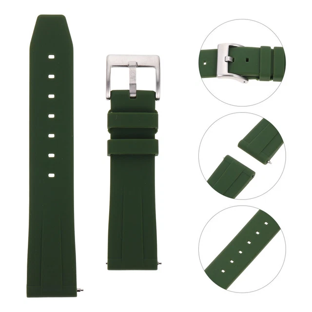 Guarda Band 20mm, Silicone Watch Band Quick Release Watch Watch Bands Watch Shor