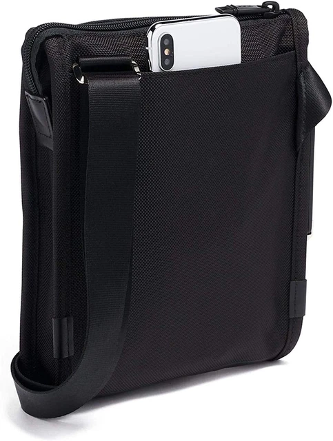 NEW TUMI Alpha 3 Unisex Small Pocket Black Crossbody Bag MSRP $350 3