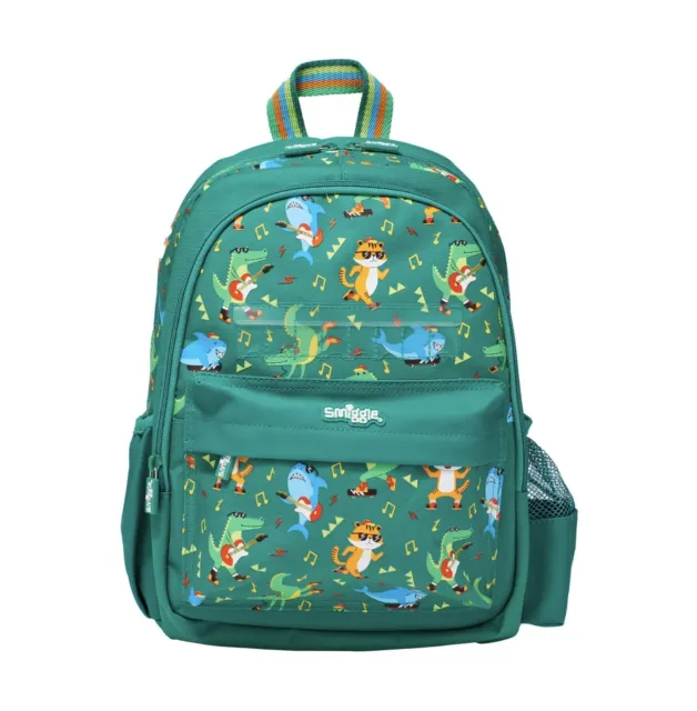 Smiggle Let's Play Junior Id Backpack - GREEN