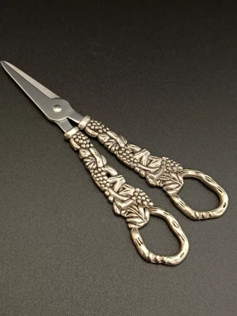 Vintage Silver Plated 'Godinger' Grape / Fruit Scissors