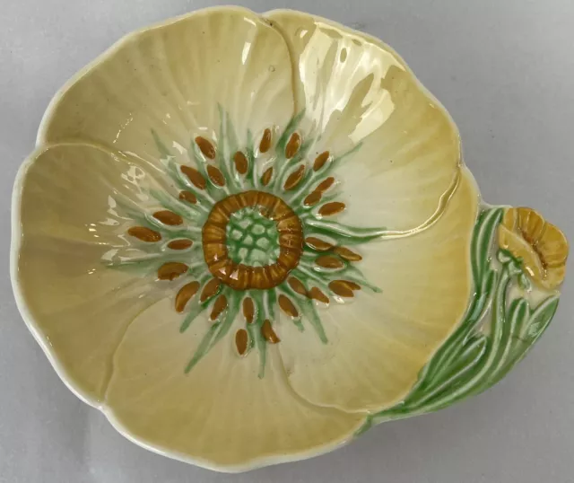 Small Yellow Carlton Ware Dish Floral Dish Australian Design Made in England