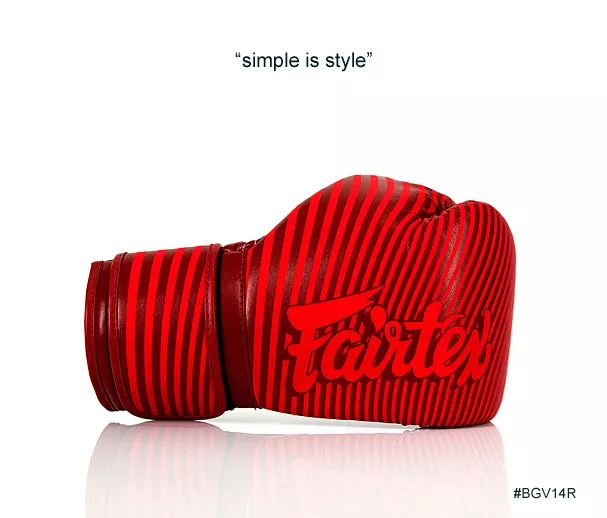 Genuine Fairtex Brand New Micro Fiber Boxing Gloves Red Art Collection