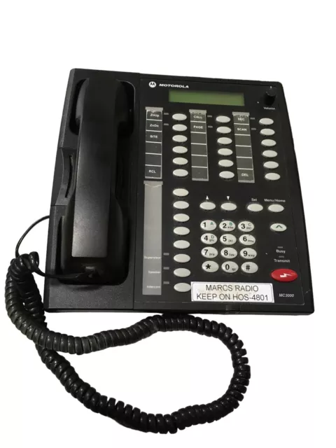 Motorola MC3000 L3223A Digital Base Radio Phone + Handset