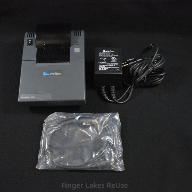 Verifone Credit Card Machine Printer 250 P002-113-00 with Power Adapter