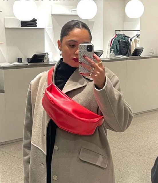 Cos red hotsell bag