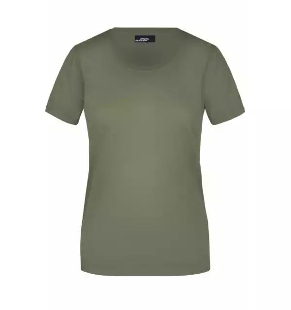 James & Nicholson Basic T-Shirt Damen JN901 Gr. S olive