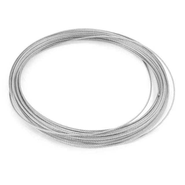 Uxcell Hoisting 7X7 1.2Mm Diameter Stainless Steel Flexible Wire Rope 32.8Ft