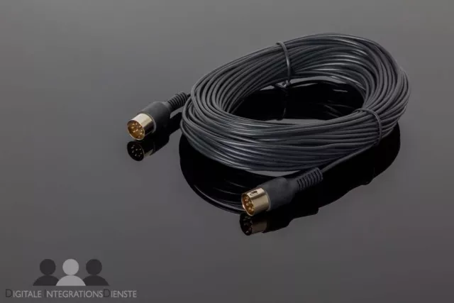 Powerlink Cable Delgado 20m Negro para Bang & Olufsen Altavoz 4adrig B&o Beo