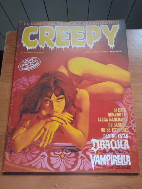 CREEPY #37 Revista de cómics de terror