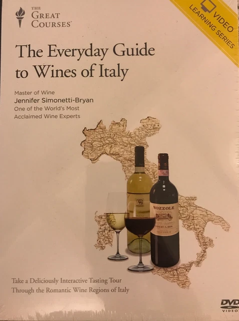 New Factory Sealed THE EVERYDAY GUIDE TO WINES OF ITALY the great courses