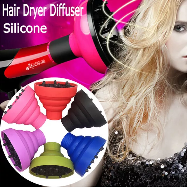 Ventilatore universale pieghevole styling capelli riccio asciugacapelli diffusore parrucchiere ~