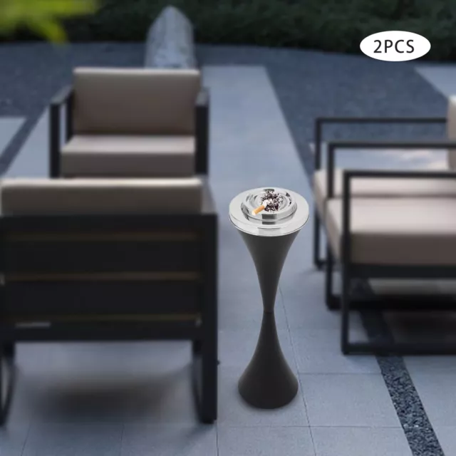 2Pcs Cigarette Ashtray Smokers Cigarette Commercial Butt Disposal Outdoor