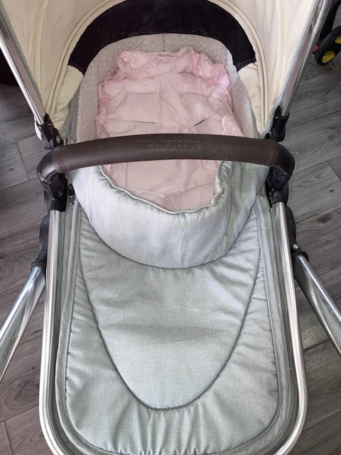 MOTHERCARE 4 WHEEL JOURNEY Travel System Grey Brushed Silver 50.00 PicClick UK