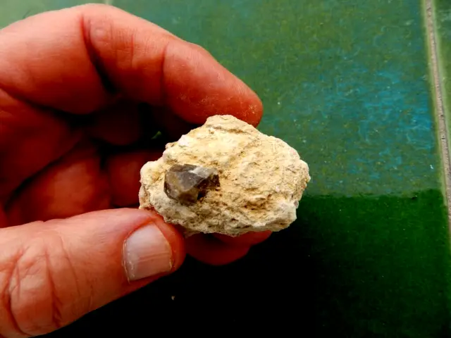 Minerales " Fabuloso Cristal Qzo Morion En Matriz Archidona(Malaga)- 11C22 "