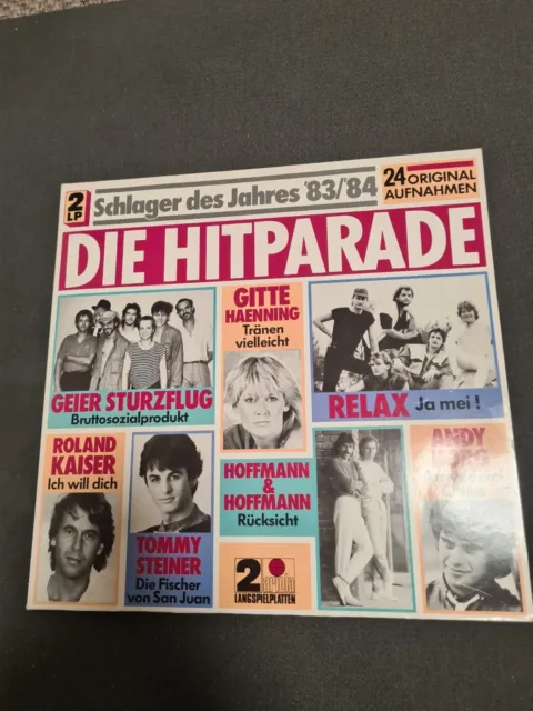 Doppel LP Hitparade Schlager des Jahres 83/84