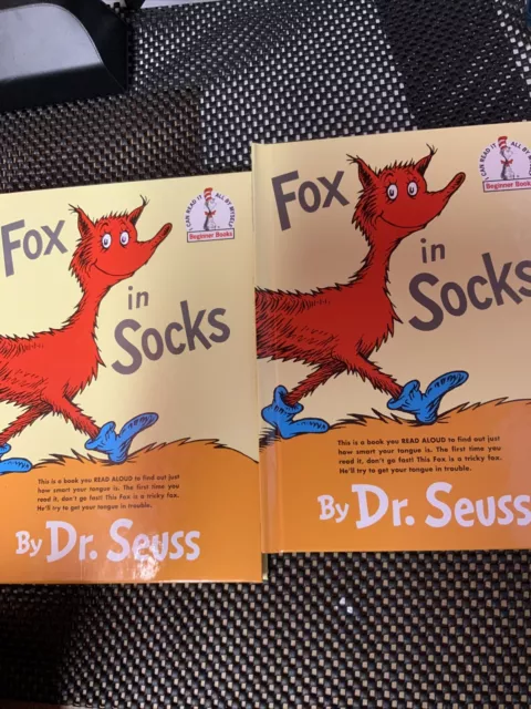 📌 Fox in Socks Beginner Books By Dr. Seuss Set Of 2