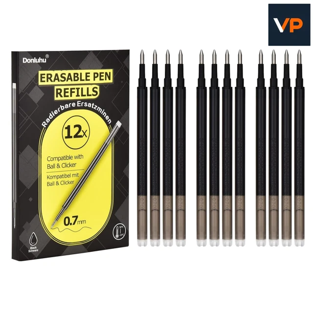 Pilot FriXion Ersatzminen - 14er Set Mit 9 Blauen & 5 Schwarzen Minen