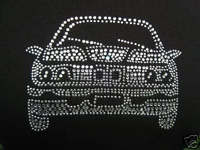 VENTE ** BMW e30 325 M3 Tee-shirt cristal strass autrichien voiture 2