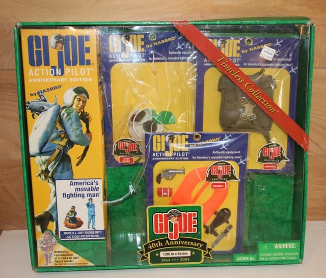 HASBRO GI JOE 12" 40th Anniversary Action Pilot Scramble Accessory Set
