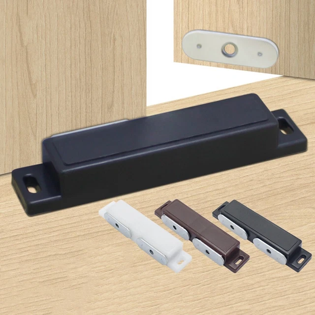 Cerradura magnética de plástico ABS duradera para puertas de armario con imán fuerte