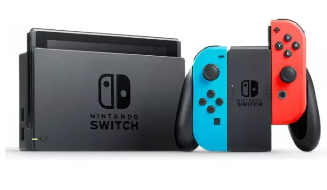 Nintendo Switch Console with Neon Blue and Neon Red Joy-Con (International ) 3