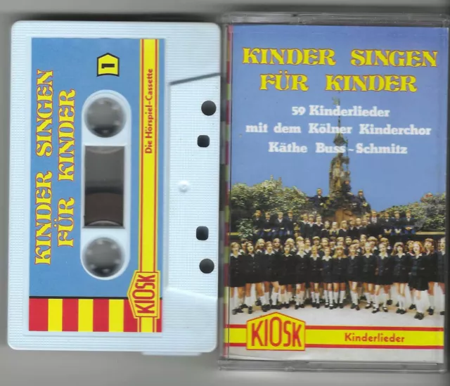 MC Kassette KINDER SINGEN FÜR KINDER, Kiosk Kassette Kinderlieder