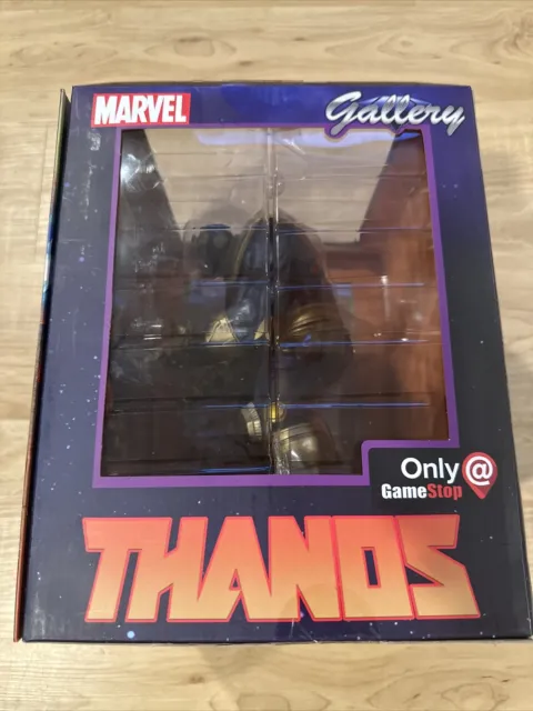 Diamond Select Marvel Gallery Thanos PVC Figure Diorama Statue Gamestop Excl
