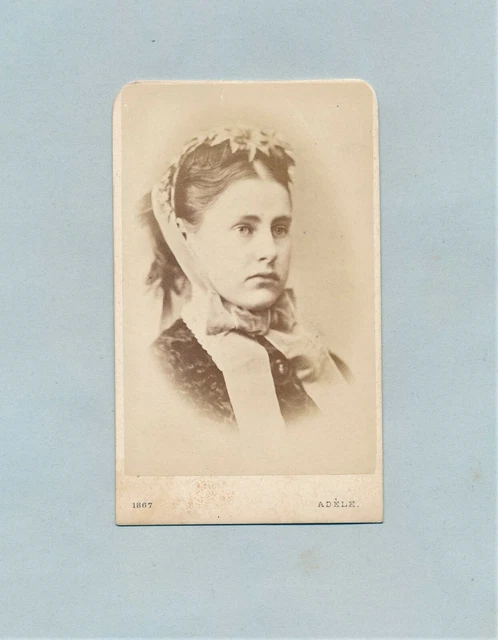 kuk Monarchie Adel Kaiserhaus Erzherzogin Mathilde Wien Adele 1867 Foto Portrait