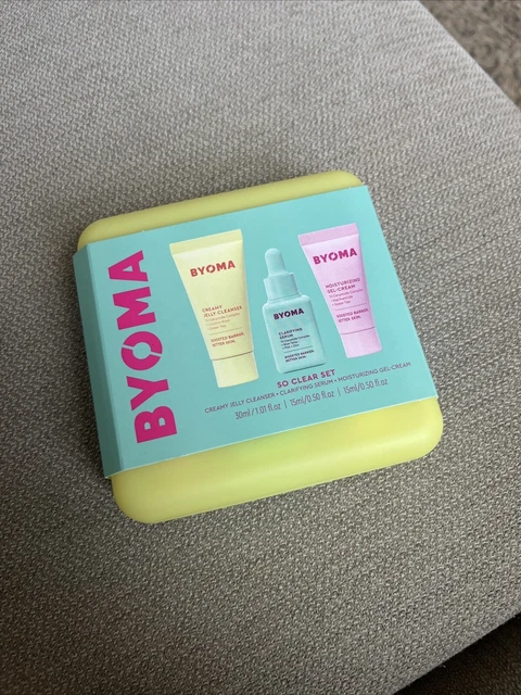 BYOMA Clarifying Starter Kit Mini Cleanser 30ml Mini Light Cream 15ml RRP £14.99