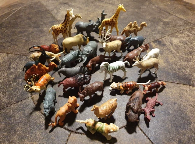 Vintage sales plastic animals