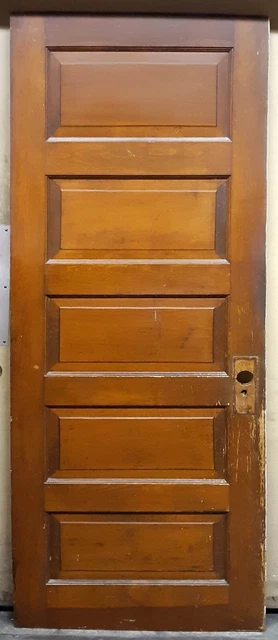 5 avail 30"x78" Antique Vintage Old Salvaged Interior Wood Wooden Doors 5 Panels