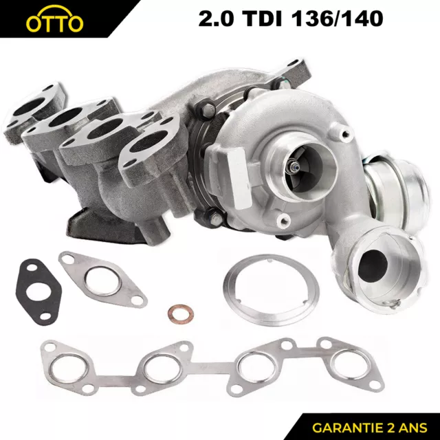 Turbo NEUF pour GOLF 5 A3 ALTEA LEON PASSAT TOURAN 2.0 2.0L TDI 136 140 BKD AZV