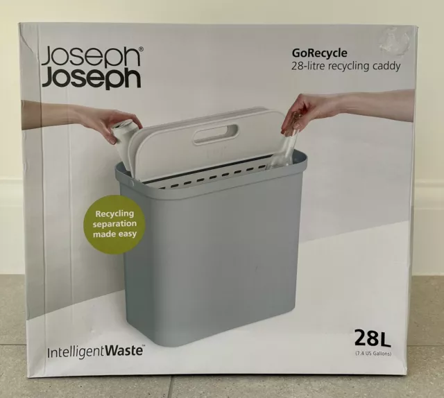 Joseph Joseph GoRecycle 28L Recycling Caddy, Brand New In Box