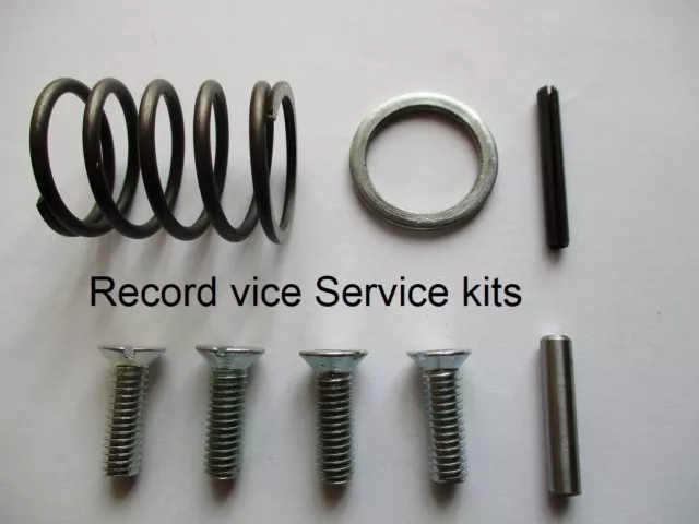 Record Vice Service Kit, For No. 1, 2, 3, 4, 5, 6,  Parts,Spares. Spring, screws