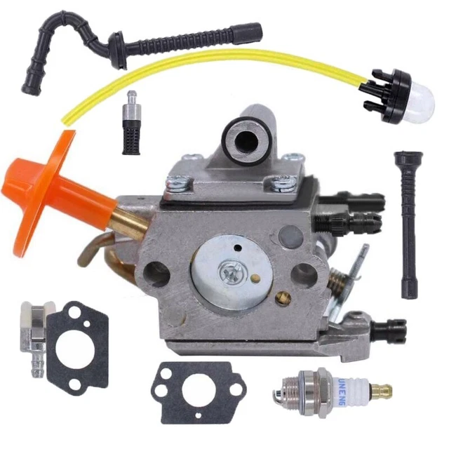 Vergaser Kit Zündkerze Kraftstoffleitung Dichtungen Für Stihl MS192 Neu