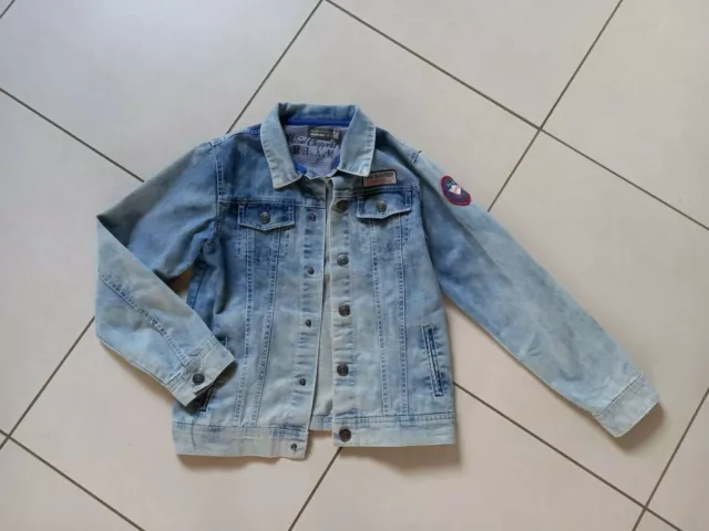 Blouson Veste En Jean Orchestra Garcon Taille 12 Ans