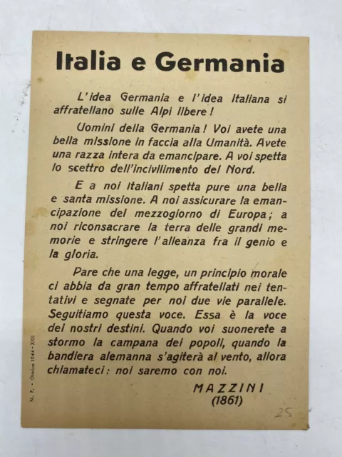 Italia E Germania Mazzini (1861)